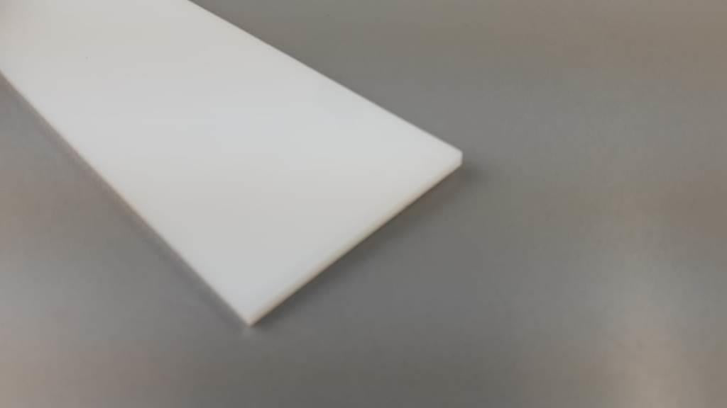 (76,30 Euro/m²) Kunststoff Platte PE Polyethylen 470x145x15 mm weiß